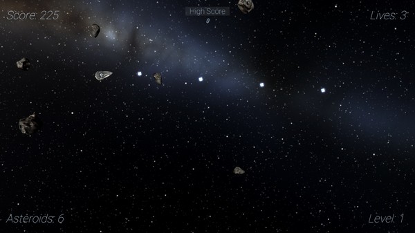 Asteroid Navigation game for Linux 1