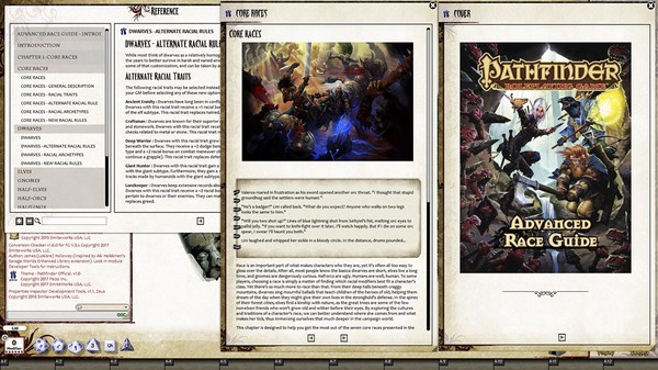 Скриншот из Fantasy Grounds - Pathfinder RPG - Advanced Race Guide (PFRPG)