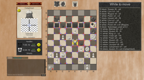 Favor Chessfor windows and Linux 1