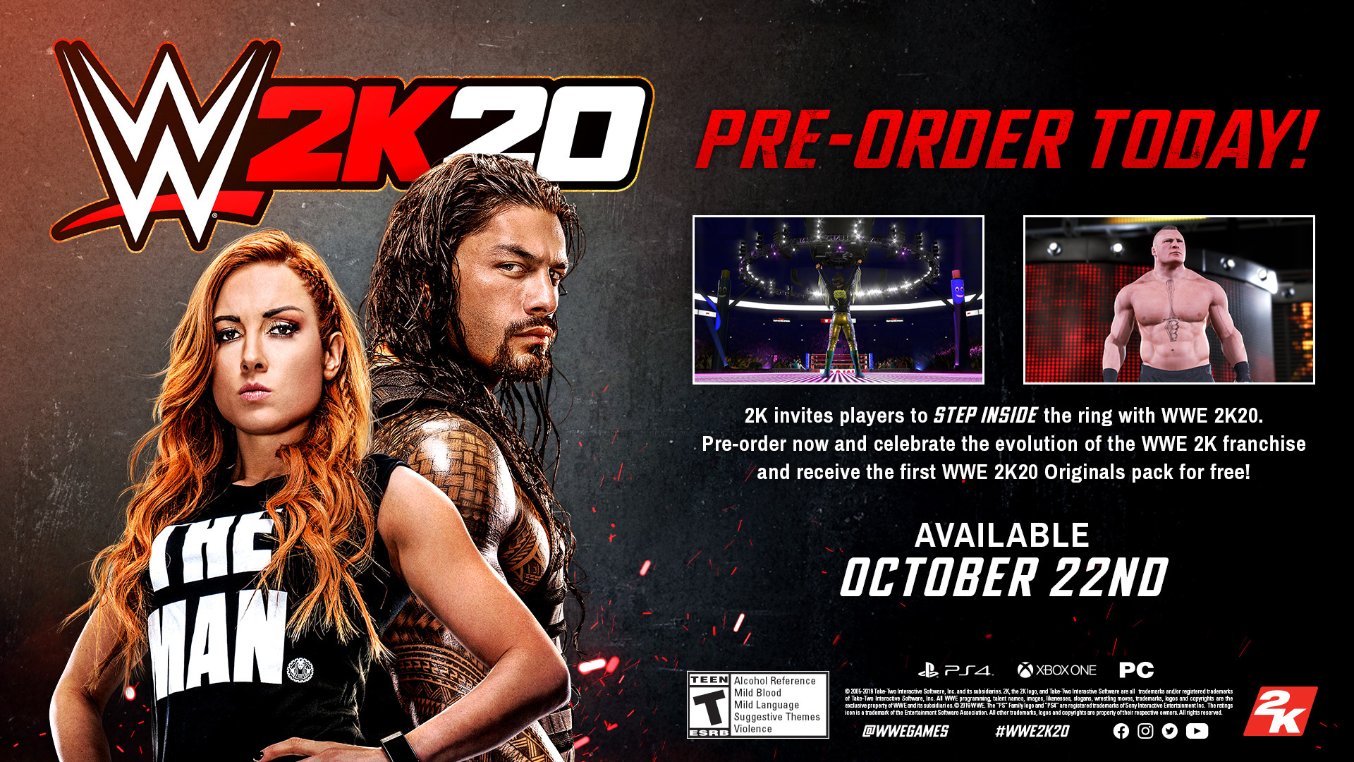 Prepurchase WWE 2K20 on Steam