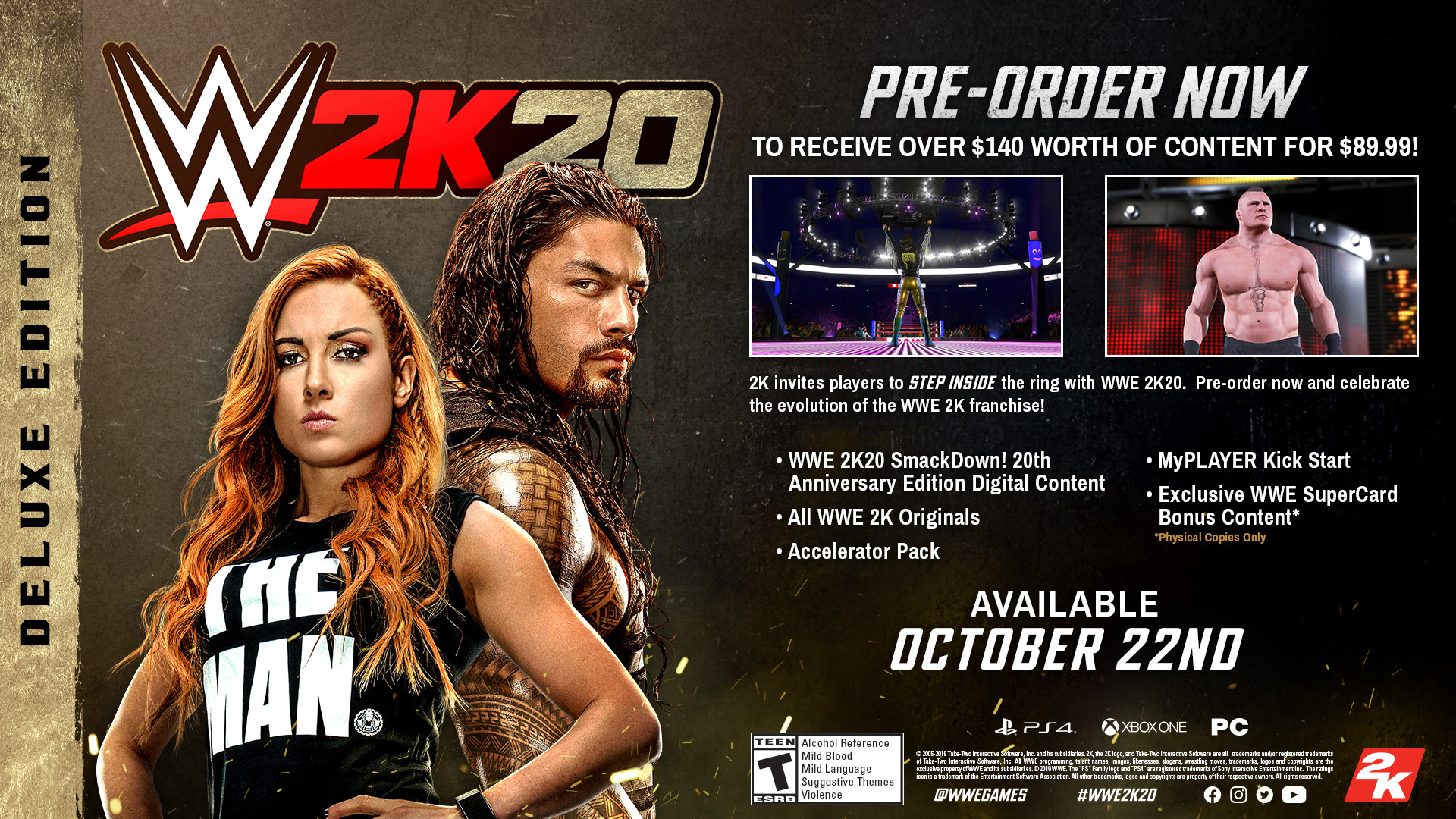 Прохождение wwe 2k20