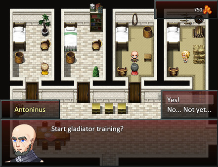 Скриншот из Gladiators: Ludus Manager