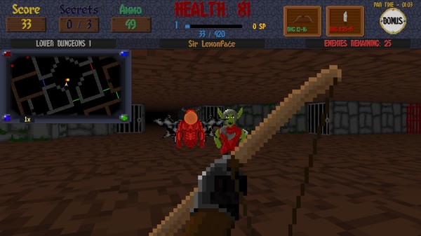 Tenebrous Dungeon game for Linux 1