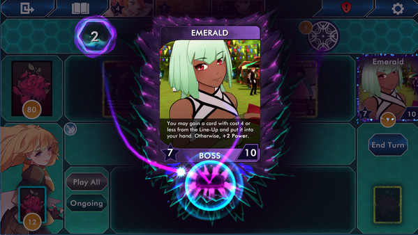 Скриншот из RWBY Deckbuilding Game