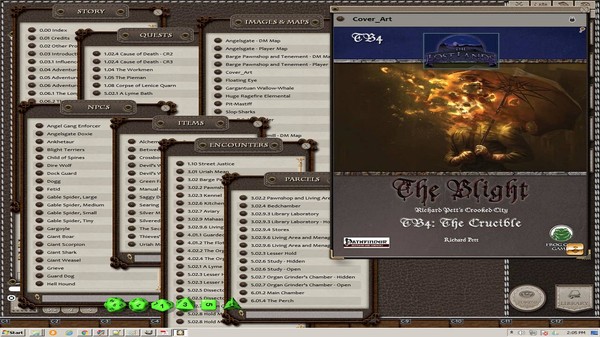 Скриншот из Fantasy Grounds - The Blight: The Crucible (5E)