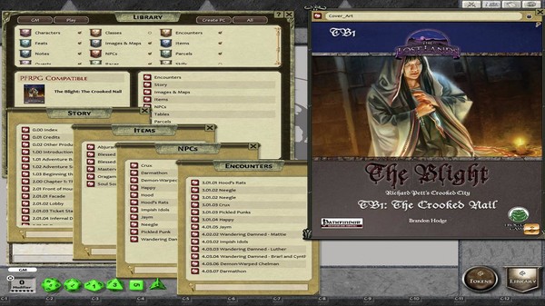 Скриншот из Fantasy Grounds - The Blight: The Crooked Nail (PFRPG)
