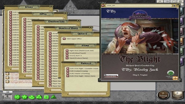 Скриншот из Fantasy Grounds - The Blight: Bloody Jack (PFRPG)