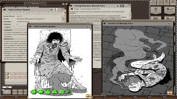 Скриншот из Fantasy Grounds - The Blight: Horror in the Sinks (5E)