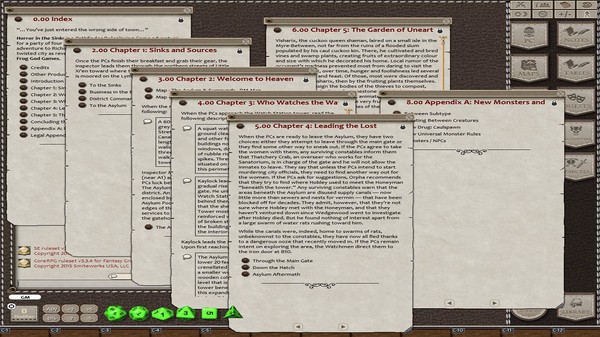 Скриншот из Fantasy Grounds - The Blight: Horror in the Sinks (5E)