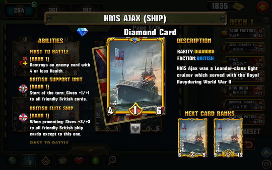 Скриншот из WWII TCG - World War 2: The Card Game