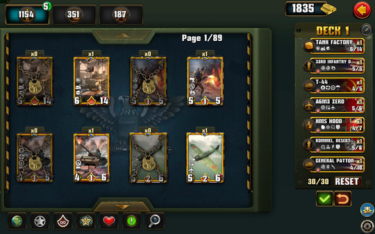 Скриншот из WWII TCG - World War 2: The Card Game