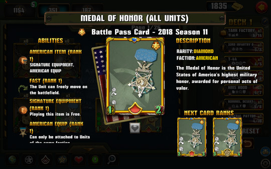 Скриншот из WWII TCG - World War 2: The Card Game