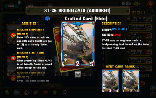 Скриншот из WWII TCG - World War 2: The Card Game
