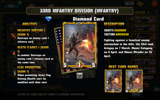 Скриншот из WWII TCG - World War 2: The Card Game
