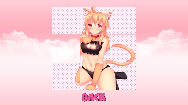ECCHI NEKO GIRLS PUZZLE game for Linux 1