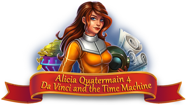 Alicia Quatermain 4: Da Vinci and the Time Machine Logo
