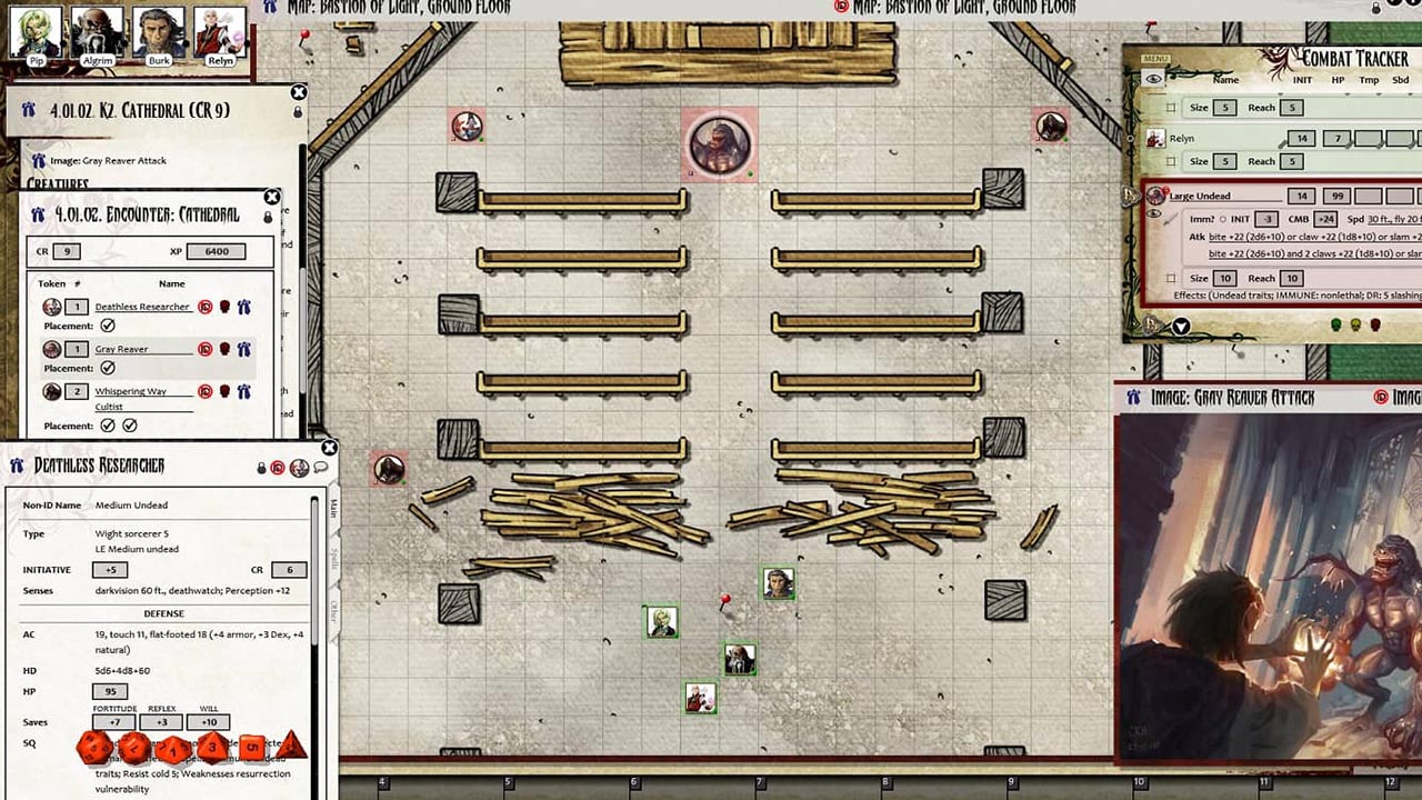 fantasy grounds 2 pathfinder effects