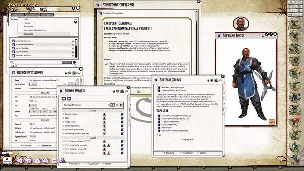 Скриншот из Fantasy Grounds - Pathfinder Campaign Setting: Sandpoint, Light of the Lost Coast (PFRPG)