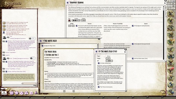 Скриншот из Fantasy Grounds - Pathfinder Campaign Setting: Sandpoint, Light of the Lost Coast (PFRPG)