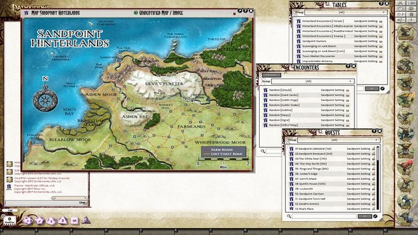 Скриншот из Fantasy Grounds - Pathfinder Campaign Setting: Sandpoint, Light of the Lost Coast (PFRPG)