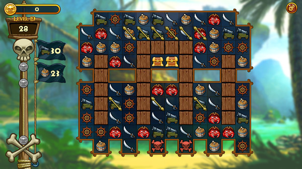 Match Three Pirates! Heir to Davy Jones game for Linux 1