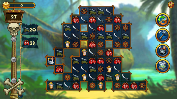 Match Three Pirates! Heir to Davy Jonesfor windows and Linux 1