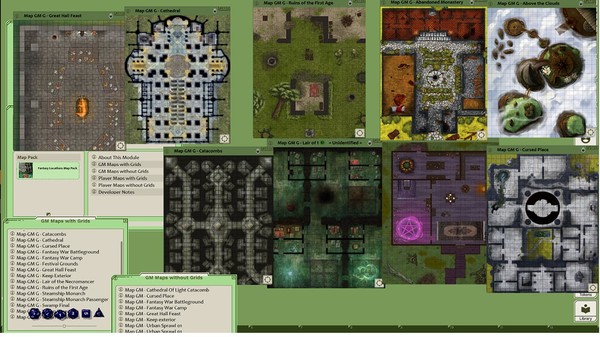 Скриншот из Fantasy Grounds - Map Pack Fantasy Locations (Map Pack)