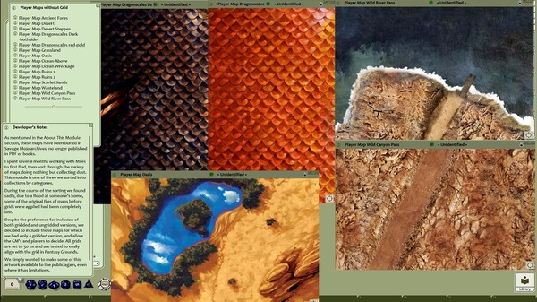 Скриншот из Fantasy Grounds - Map Pack Terrain and Battlemats (Map Pack)