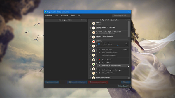 Magic Borderlessfor windows and Linux 1