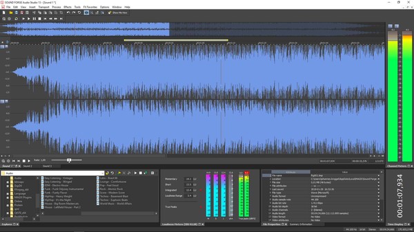 Скриншот из SOUND FORGE Audio Studio 13 Steam Edition