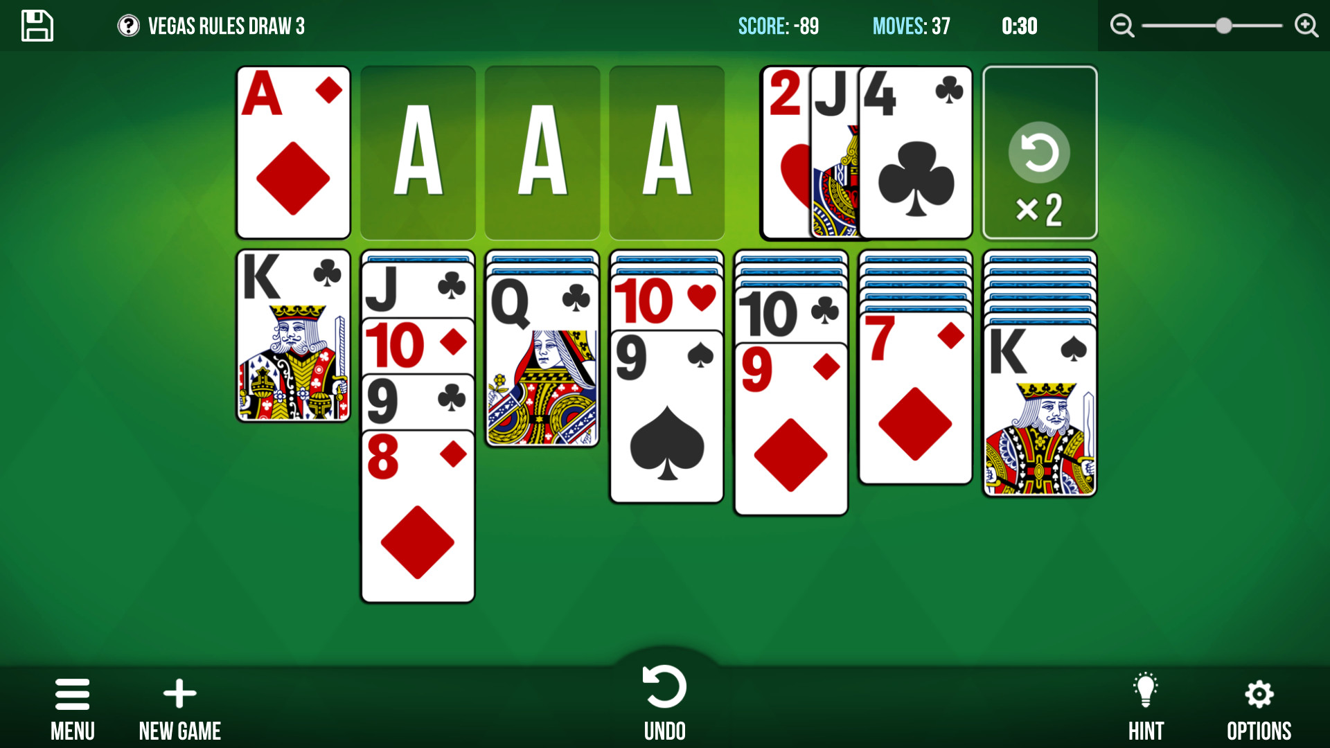 spider solitaire bliss solitaire klondike turn one