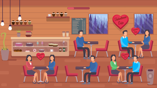 Valentines Cafefor windows and Linux 1