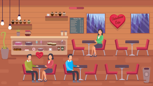 Valentines Cafe game for Linux 1