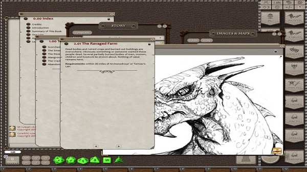 Скриншот из Fantasy Grounds - Chucks Dragons (5E)