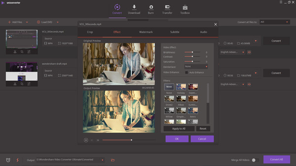 Wondershare Uniconverter-Video Converter, Video Editor, Video Compressor, Video Recorder, DVD Burnerfor windows and Linux 1