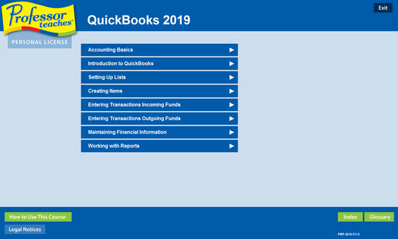 Скриншот из Professor Teaches QuickBooks 2019