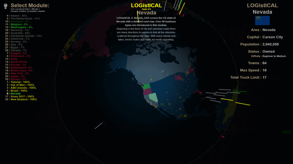 LOGistICAL 2: USA - Nevada Steam