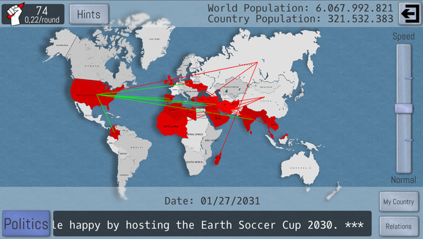 Скриншот из World Peace Simulator 2019 Скриншот из World Peace Simulator 2019