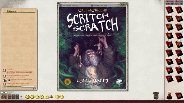 Скриншот из Fantasy Grounds - Call of Cthulhu Adventure Pack 1 (Call of Cthulhu 7E)