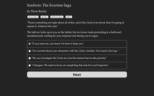 Sordwin: The Evertree Saga game for Linux 1
