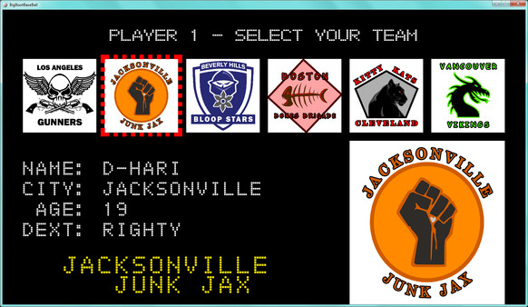 Big Boot Baseball game for Linux 1