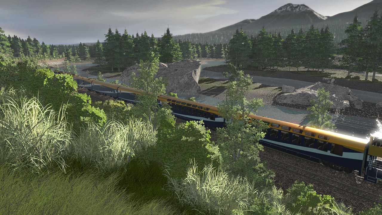 Trainz 2019 dlc: canadian rocky mountains - golden bc for machine gun