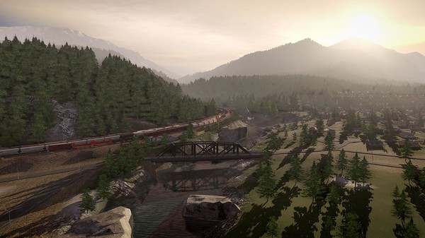 Скриншот из Trainz 2019 DLC: Canadian Rocky Mountains - Golden, BC