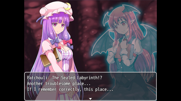 скриншот Sexy Witch Patchouli & the Labyrinth of Monsters 0