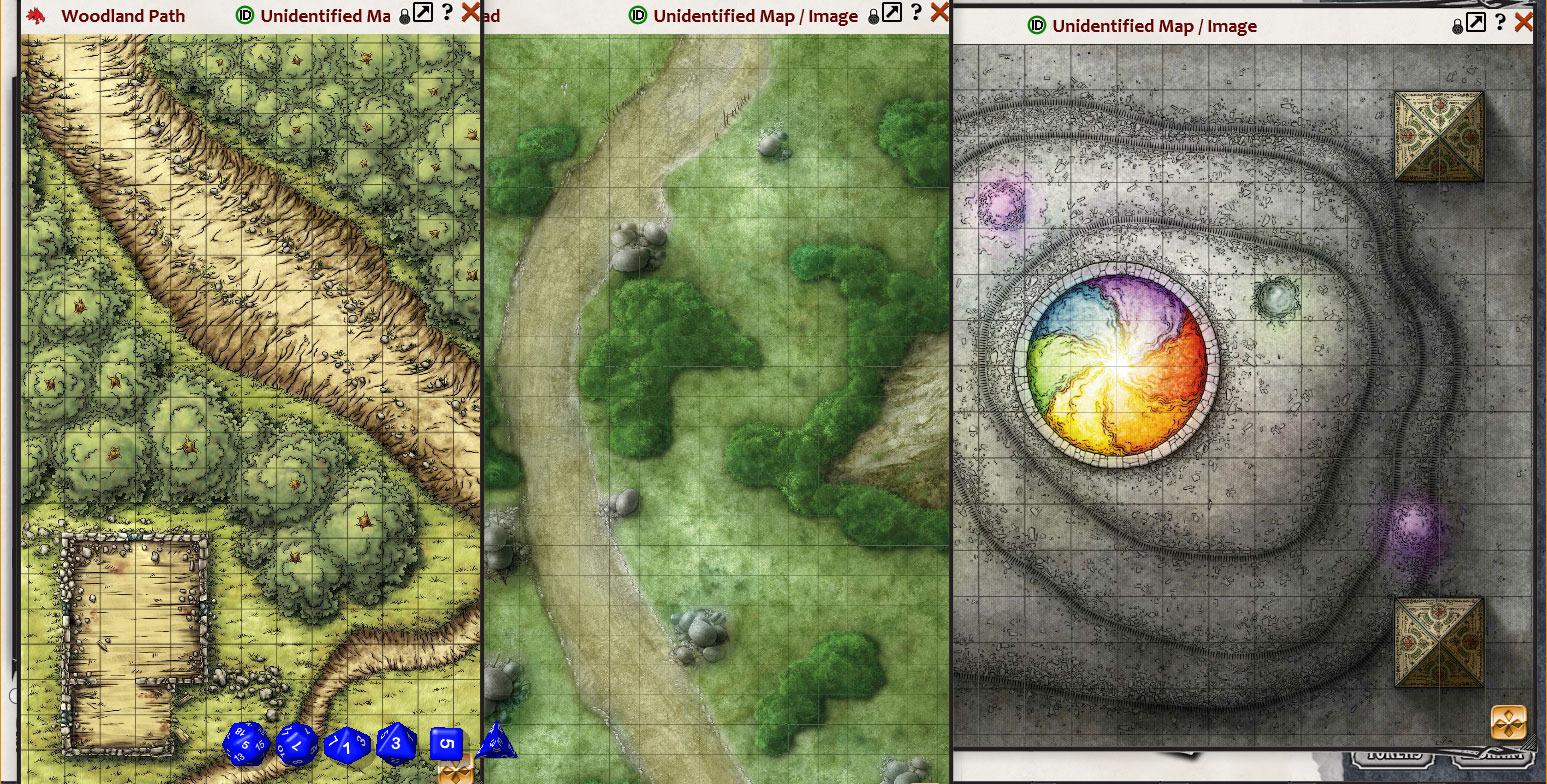 fantasy grounds maps from dmg read only software
