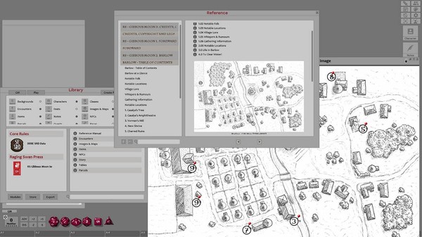 Скриншот из Fantasy Grounds - Gibbous Moon Collector's Edition (5E)
