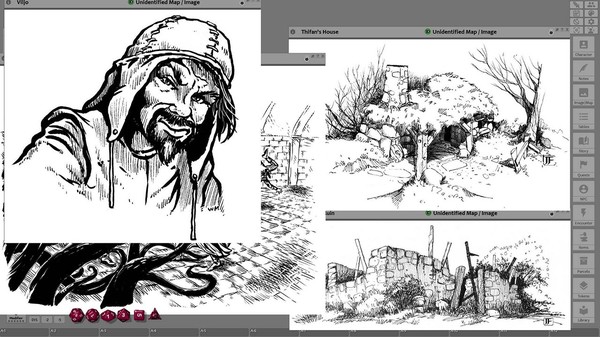 Скриншот из Fantasy Grounds - Gibbous Moon Collector's Edition (5E)