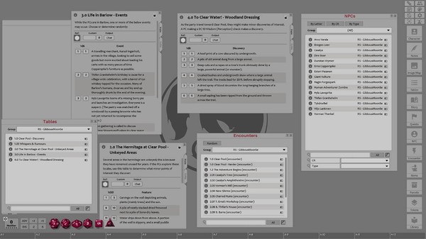 Скриншот из Fantasy Grounds - Gibbous Moon Collector's Edition (5E)