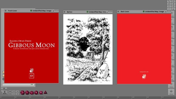 Скриншот из Fantasy Grounds - Gibbous Moon Collector's Edition (5E)