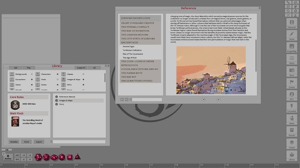Скриншот из Fantasy Grounds - World of Jordoba Player Guide (Any Ruleset)